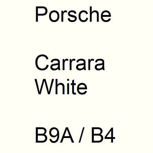 Porsche, Carrara White, B9A / B4.